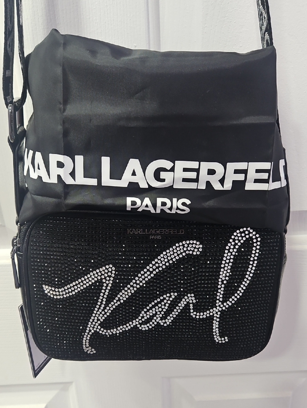 Karl Lagerfeld Paris Maybelle Crossbody Bag - NWT - Picture 11 of 12
